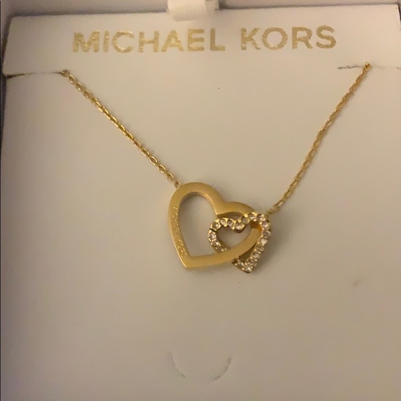 Michael Kors Double Heart Necklace - Picture 6 of 6
